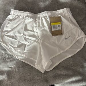 Nike Girls White Dri-FIT Running Shorts